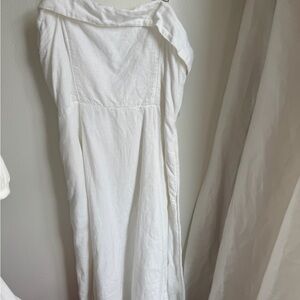 Abercrombie & Fitch White Textured Top